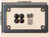 Japan Japanese Rising Sun Kanji Carbon Fiber Racing Motorcycle License Plate Frame - OwnTheAvenue