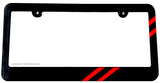 Sport Sports Stripe Muscle Car Racing JDM Drift Red Art License Plate Frame - OwnTheAvenue