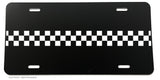 Checkered Pattern Flag For Mini Euro Racing Drifting License Plate Cover - OwnTheAvenue