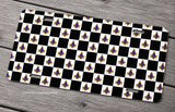 Freemason Masonic Checkered Pattern Auto Metal License Plate