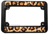 Feline Pattern Motorcycle License Plate Frame - OwnTheAvenue