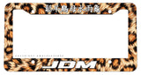 JDM Racing Drifting Kanji Feline Pattern Metal License Plate Frame - OwnTheAvenue