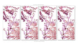 4Pcs Cherry Blossoms Flowers Pattern Sticker Decal Vinyl Wrap Sheets