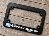Chicago Flag Model V01 Motorcycle License Plate Frame