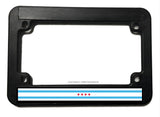 Chicago Flag Motorcycle License Plate Frame