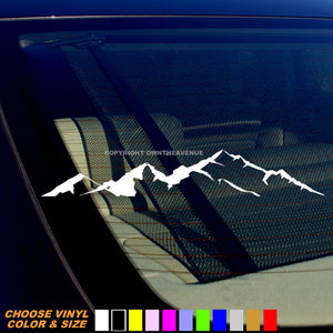 Hiking Camping Backpacking Outdoors Mountains Car Truck Vinyl Decal Sticker - OwnTheAvenue