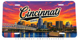 Cincinnati Ohio Car Truck SUV Auto Metal License Plate