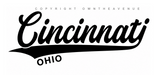 x2 Cincinnati Ohio Holographic Vinyl Sticker Decals 4.5"