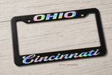 Cincinnati Ohio Holographic License Plate Frame