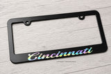 Cincinnati Holographic License Plate Frame