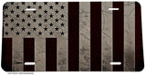 US USA Civil Peace American Flag Grunge Subdued License Plate Cover - OwnTheAvenue