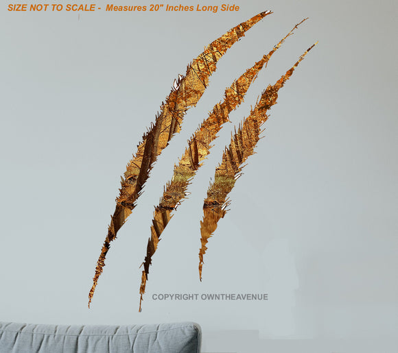 Bear Claw Forest Nature Hiking Camping Office Home Bedroom Wall Decor Decal 20