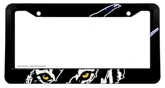 Tiger Eyes Claw Racing Drifting Off Road Lifted Truck Sporty License Plate Frame - OwnTheAvenue