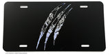 Tiger Eyes Claw Car Truck Off Road Racing SUV Auto License Plate