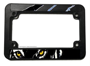 Tiger Eyes Claw Racing Motorcycle License Plate Frame