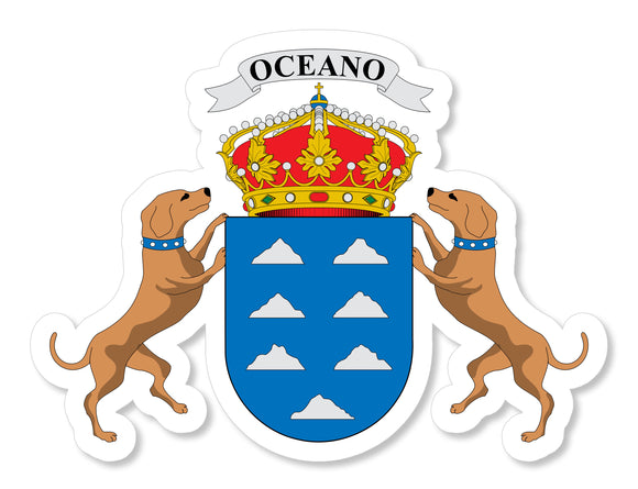 Canary Islands Coat of Arms Car Truck Window Bumper Laptop Cooler Sticker Decal - OwnTheAvenue