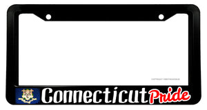 Connecticut Pride Love Vintage Style Car Truck License Plate Frame - OwnTheAvenue