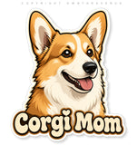4 Pack - Corgi Dog Car Truck Bumper Vinyl Sticker Decals - 4.5" Inches Each - OwnTheAvenue