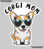 Corgi Mom Dog Puppy Pet Car Truck Laptop Bumper Vinyl Sticker 4" - OwnTheAvenue