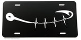 Fishing Fish Hook Heart Beat Love License Plate - OwnTheAvenue