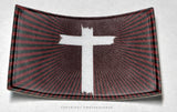 Cross Christian Christ Religious Vintage Style Horizontal Iron On Patch - OwnTheAvenue