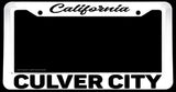 Culver City California White License Plate Frame - OwnTheAvenue
