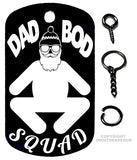 Dad Bod Squad Funny Joke Humor Necklace Keychain Tag - OwnTheAvenue