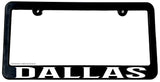 Dallas License Plate Frame - OwnTheAvenue