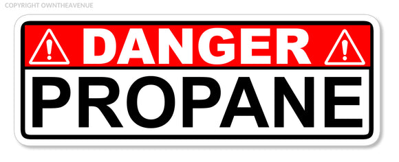 Danger Propane Safety Warning Caution Hazard Sign Vinyl Sticker Label Decal 5