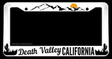 Death Valley California White License Plate Frame - OwnTheAvenue