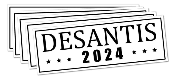 5 Pack Desantis 2024 Car Truck Bumper Laptop Cup Cooler Vinyl Sticker Decal 4