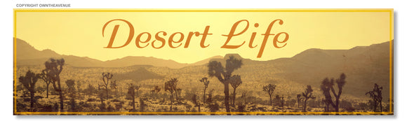 Desert Life Mountains Cactus Off Road Truck Vintage Style Vinyl Sticker Decal 7