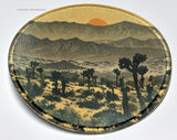 Desert Scene Mountains Sunset Iron On Patch