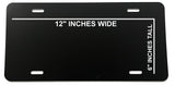 JDM Stay Humble Drifting Racing Funny Black License Plate Frame Model-V027