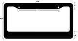 Desert Mountains Cactus Off Road Truck SUV Auto Metal License Plate Frame
