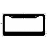 Made In Japan JDM Racing Drifting Model V01 Glow In The Dark License Plate Frame