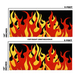 Flames Fire Vinyl Skin Wrap Sticker For Dirt Bikes Motorcycle - OwnTheAvenue