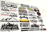 35Pcs Off Road Mountains 4x4 Lifted Truck Pick Up Vinyl Decal Sticker Pack Lot