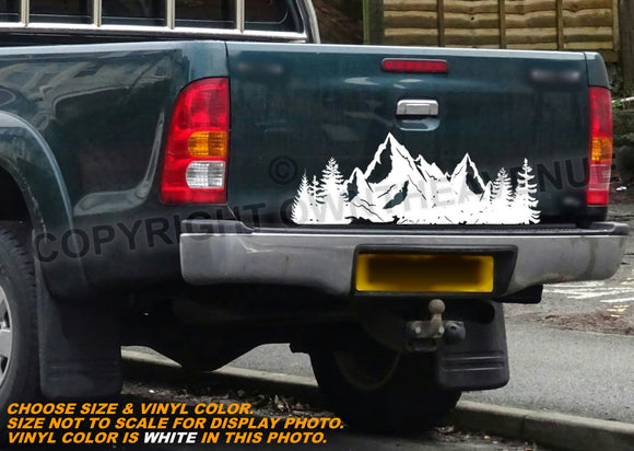 Mountain Badge Decal Sticker Vinyl Auto Car Truck Camper Van Window - OwnTheAvenue