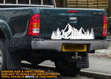 Mountain Badge Decal Sticker Vinyl Auto Car Truck Camper Van Window - OwnTheAvenue