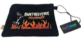 OwnTheAvenue Grim Reaper Skeleton Flames Fire Skate JDM Purse Bag Handmade - OwnTheAvenue