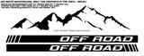 x2 Off Road 4x4 Lifted Truck Desert Scene Mountains Vinyl Decor Decal Graphics Kit - OwnTheAvenue