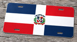 Dominican Republic Flag Car Truck SUV Auto Metal License Plate