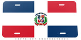 Dominican Republic Flag Car Truck SUV Auto Metal License Plate
