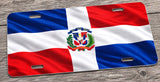 Dominican Republic Flag Model V01 Car Truck SUV Auto Metal License Plate