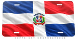 Dominican Republic Flag Model V01 Car Truck SUV Auto Metal License Plate