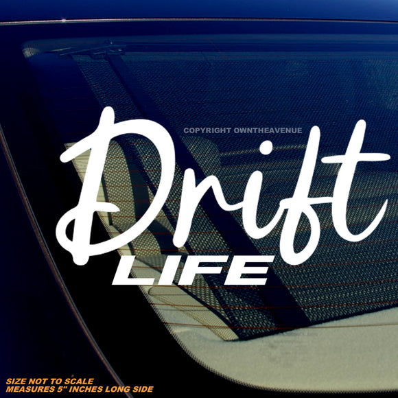 Drift Life Drifting JDM Racing Car Truck Laptop Bumper Vinyl Decal Sticker 5