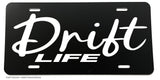 Drift Life Drifting JDM Racing Auto License Plate