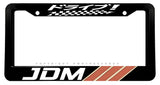 Drive Japanese JDM Drifting Racing Retro Style Sport Stripes Black Plastic License Plate Frame - OwnTheAvenue