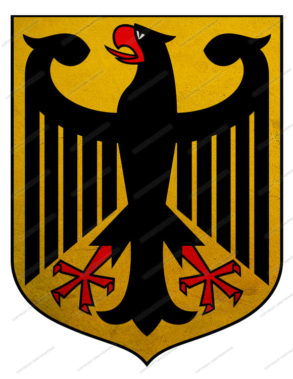 German Germany Coat of Arms Vintage Style Sticker Decal 4